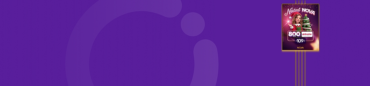 Imagem promocional da Nova Telecom com destaque para internet fibra óptica